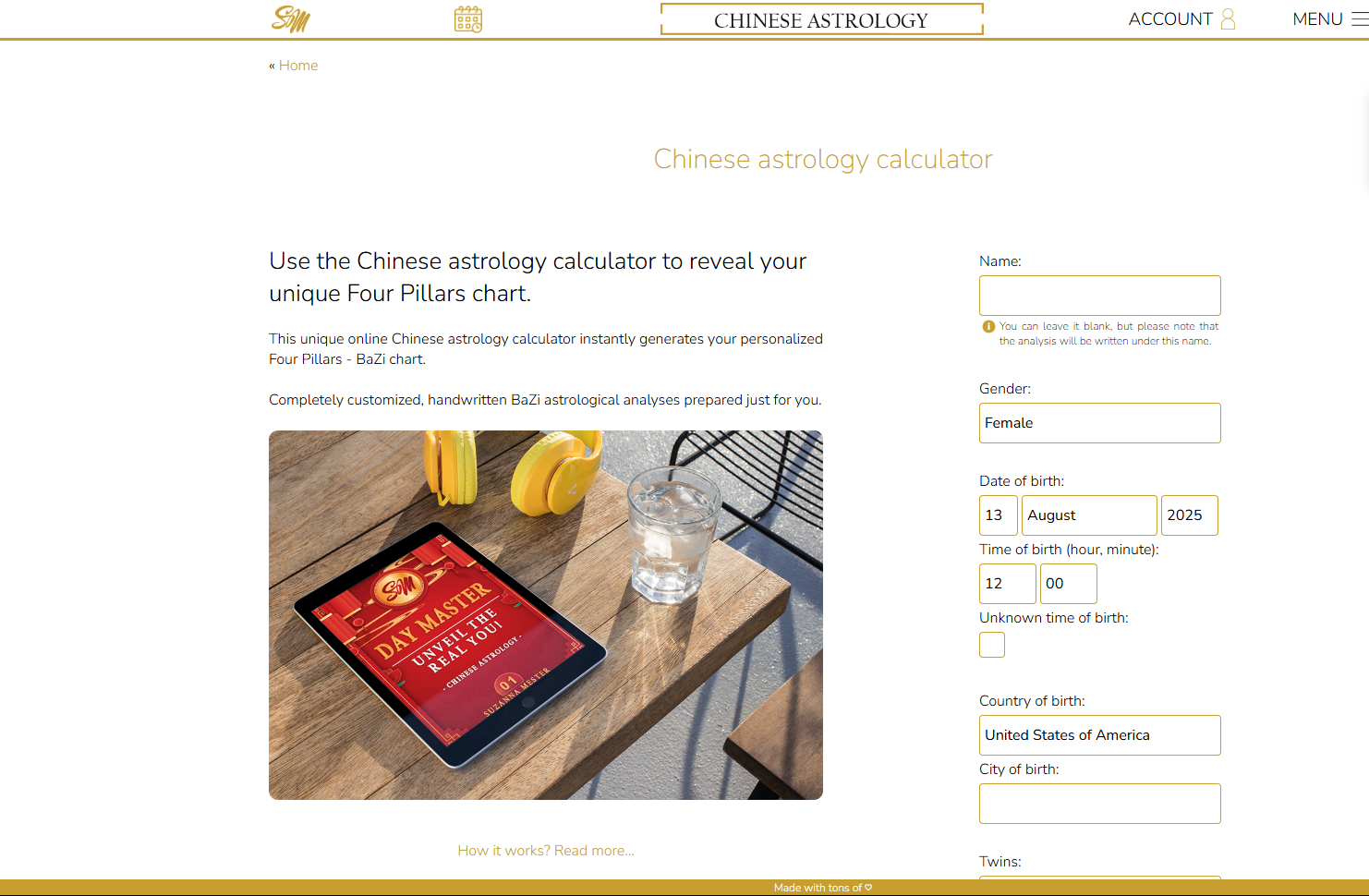 Detailed help for your Online Self-Knowledge